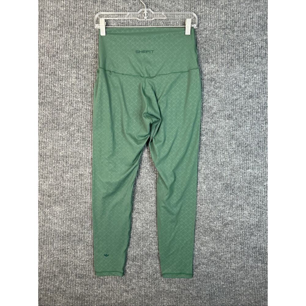 She Fit Womens Boss Leggings Sz 1 Luxe 16 Green Sculpting Athleisure Sculpting - Picture 2 of 8